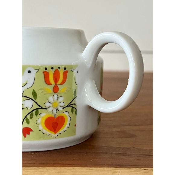 Vintage Rare Nasco Fine China Capistrand Bird Flower Coffee Tea Creamer R8337 - Picture 4 of 8